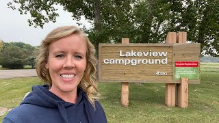 Lakeview Campground  Aspen Beach Provincial Park on Gull Lake AB [upl. by Collins]