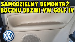 Jak zdemontować boczek drzwi VW Golf IV4 3DHow to remove the door panel [upl. by Anor]