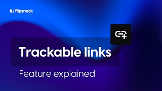 How to use individual trackable links  Flipsnackcom [upl. by Thais]