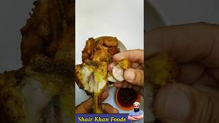 Perfect chicken pakora recipe 😋 chickenpakora chickenpakoda chickendinner chickenrecipe [upl. by Sirtimid]