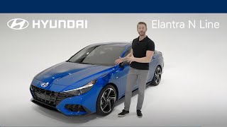 Walkaround One Take  2021 Elantra N Line  Hyundai [upl. by Serafina]