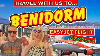 BENIDORM TRAVEL DAY EASYJET MANCHESTER TO ALICANTE 2024 [upl. by Waers]