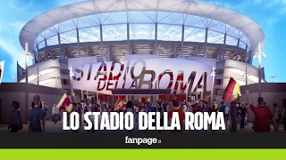 Ecco come sarà lo Stadio della Roma quotIl Colosseo moderno maestoso e tecnologicoquot [upl. by Harwill]