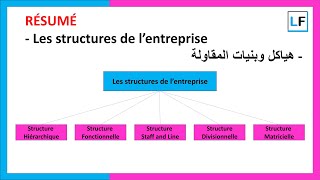 Résumé  Les structures de lentreprise [upl. by Marshal]