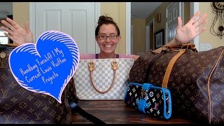 Handbag Facelift  My Current Louis Vuitton Projects [upl. by Hamilton]