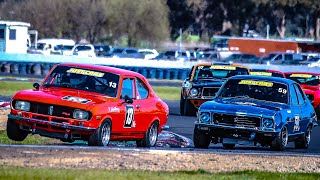 Historic Touring Car Racing 50k Plate 2023 Winton Festival Of Speed Blend Line TV [upl. by Lewes]