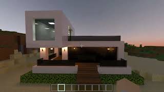 Minecraft Builds 1 The Modern Beach House [upl. by Aliakam354]