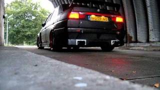 Alfa 155 V6 Exhaust Bestia [upl. by Esidarap723]