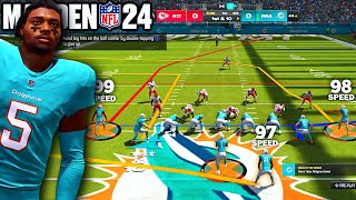 The Dolphins are the 1 Team in Madden History Madden 24 [upl. by Nesline]