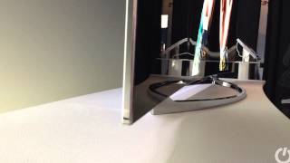 LG flexible OLED TV demo [upl. by Happy633]