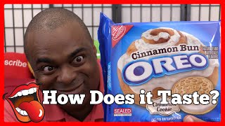 CINNAMON BUN OREO TASTE TEST [upl. by Assital828]