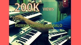 Humko Humise Churalomohabbatein indian Instrumental on keyboard Played By Subhranil [upl. by Baseler]