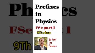 Prefixes in measurement units definition of prefixes physics fsc prefixes physicsexam matric [upl. by Merrick]