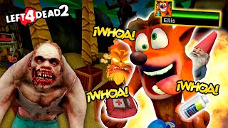 LEFT 4 DEAD 2 en el Mundo de Crash Bandicoot [upl. by Janeen]