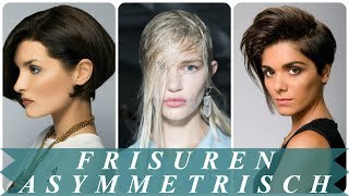 Coole frisuren asymmetrisch frauen 2018 [upl. by Nibas]