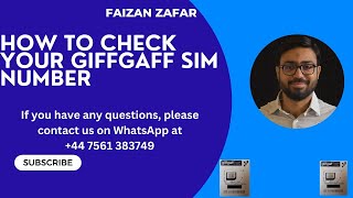 How to Check GiffGaff SIM Number UK Sim Problem In Pakistan  UK Sim Not Working In Pakistan [upl. by Nereil]