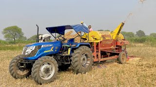 Amezing Vardhman Thresher Machine 4 Fan 750 RPM in a Short Time Tha Rice Cutting  Sonalika Tractor [upl. by Violante716]