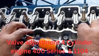 how to adjust valve lash on 4 cylinder engine  Valve lash adjustment firing order 1 3 4 2 [upl. by Lezned]