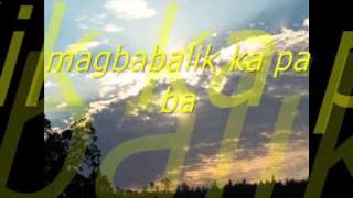 Pangako w lyrics [upl. by Adolphus]