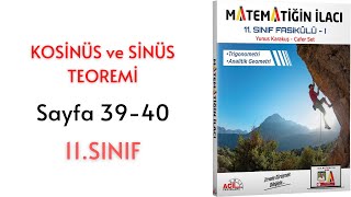 11Sınıf Matematiğin İlacı Teoremler Test1 Sayfa 3940 [upl. by Eittel]