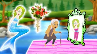 Jalpari ka Jadui Phool Grandmaa hui Jawan  Jalpari wala cartoon  Jalpari Ki Kahani  mermaid [upl. by Wilfreda]