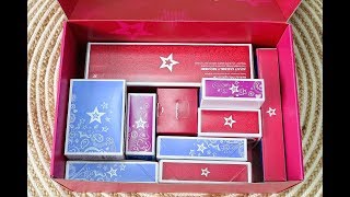 GIANT MYSTERY SURPRISE BOX FULL OF AMERICAN GIRL HOLIDAY ITEMS [upl. by Doggett]