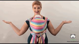 Wiązanie chusty  kangurek babywearing tutorials kangaroo carry [upl. by Kirimia492]