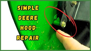 Simple Solution Avoid Costly John Deere Hood Replacement [upl. by Yonatan607]