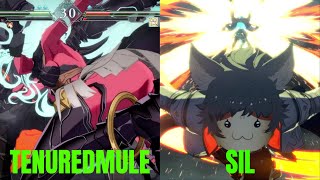 GBVSR High Level Gameplay Tenuredmule Versusia VS SIL Seox [upl. by Amaris]