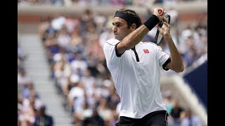 Roger Federer vs David Goffin  US Open 2019 R4 Highlights [upl. by Lach844]