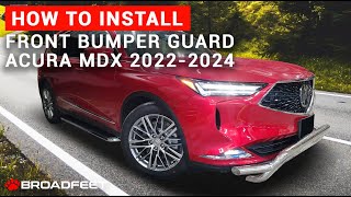 Exterior Parts for Acura MDX 20222024  Front Bumper Guard Installation [upl. by Mapes842]