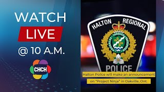 Halton police to reveal details at 10 am of auto theft case [upl. by Darell]