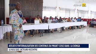 ATELIER DINTERNALISATION DES CONTENUS DU PROJET COSO DANS LA DONGA [upl. by Alakam]