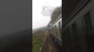 A Hoover Depature Class 50 50015 Valiant departs Irwell Vale on the ELR class50 valiant elr [upl. by Attelrahs]