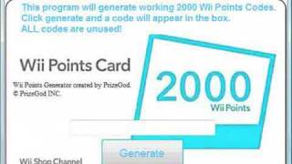 Wii Points Generator [upl. by Lorilee]