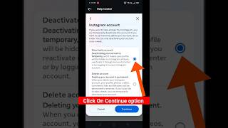 How To Temporarily Deactivate Instagram Account  Instagram Account Temporary Deactivate Kaise Kare [upl. by Atauqal11]
