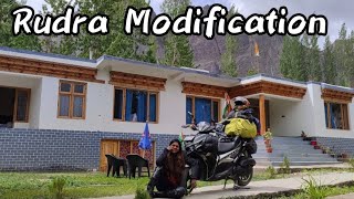 Yamaha Aerox 155 Modification  long Ride preparation  Rudra  haryana [upl. by Rihsab]