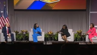 White Supremacy 101  Trump Teaches A Master Class at the NABJ Conference [upl. by Lihkin]