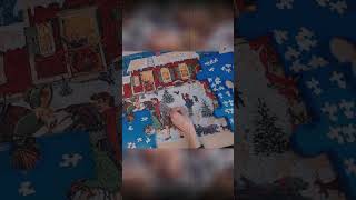 Bits amp Pieces Of A Snowy Scene 🧩🤩timelapse puzzle [upl. by Oirtemed]