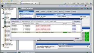 Dell EqualLogic GUI Firmware Upgrade [upl. by Brabazon]