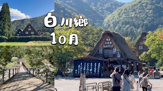 Shirakawago 白川鄉 ｜ 2024年10月11日 amp 12日｜であい橋｜白川郷合掌造り集落 [upl. by Evvie]