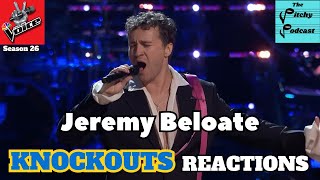 NBCs The Voice Season 26 Knockouts REACTIONS Jeremy Beloate [upl. by Neehcas]