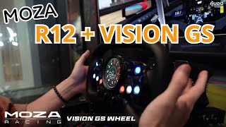 Review Moza R12 และ Vision GS wheel [upl. by Ecila]