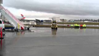 British Airways Delivery of a New Boeing 777300ER GSTBF [upl. by Dnaltroc]