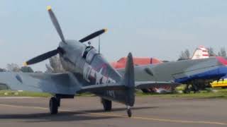 Spitfire taxi USAF markings Unbelievable sight North Weald [upl. by Lorenz530]