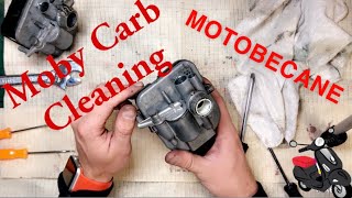 Motobecane Mobylette Carb Cleaning [upl. by Zetes702]