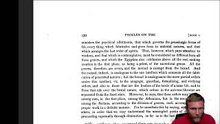 Proclus Commentary on the Timaeus 12 [upl. by Rosinski]