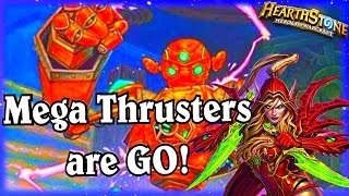 Mega Thrusters are Go  Golden Voltron  Hearthstone Heroes of Warcraft Blackrock Mountain new [upl. by Aidan]