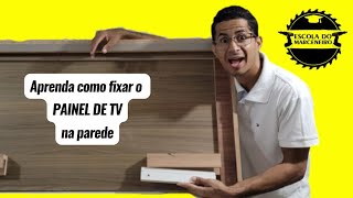 Aprenda como fixar o Painel de TV na parede [upl. by Farah]