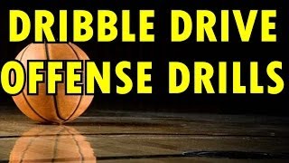 Dribble Drive Offense Breakdown Drills [upl. by Nytsuj629]